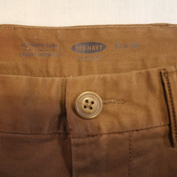Old navy kaki pants 32x34 - Picture 3 of 4